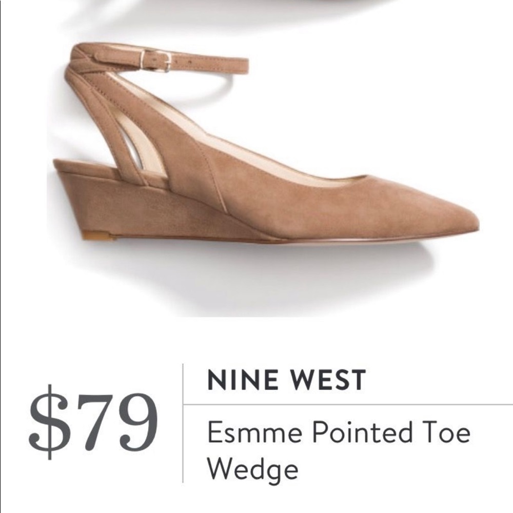 Nine West Esmme Pointed Toe Wedge